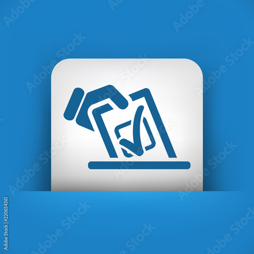 Vote concept icon