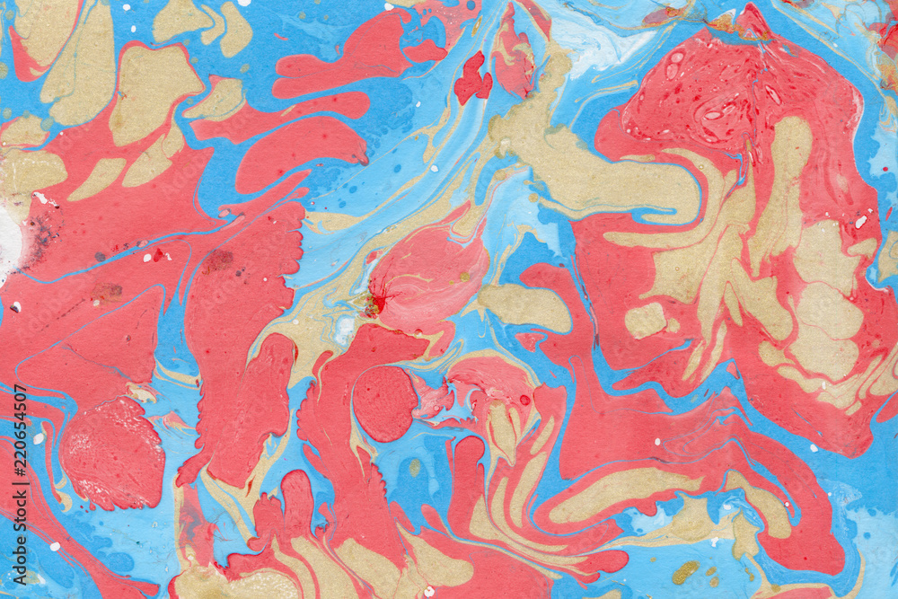 Colorful marble ink  textures on a background