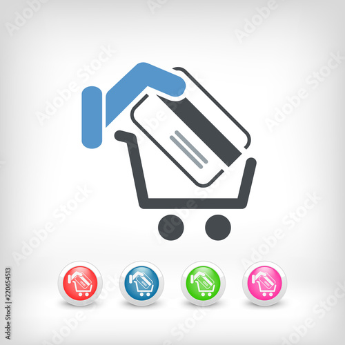 Shopping cart icon
