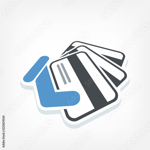 Credit card label