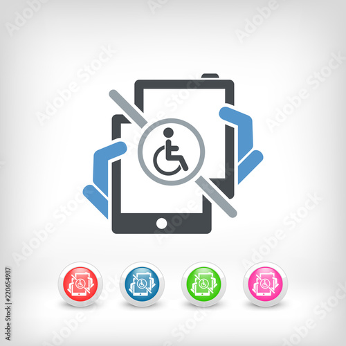 Handicap tablet connection
