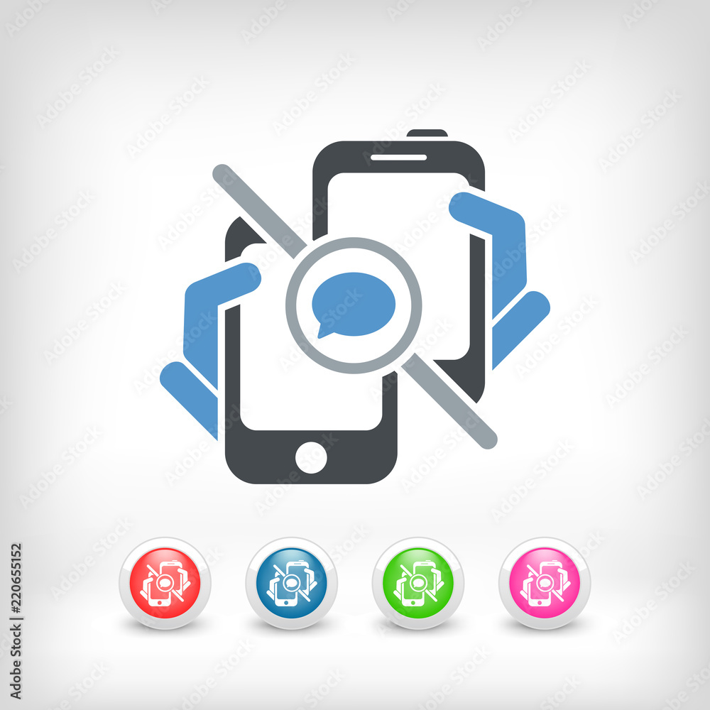 Mobile chat concept Mobile chat concept