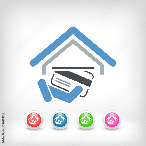Credit card button