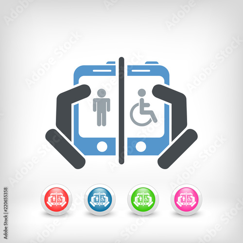 Disabled social network