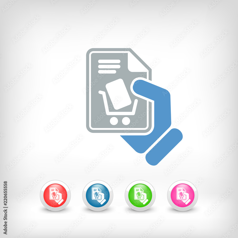 Cart store icon Cart store icon