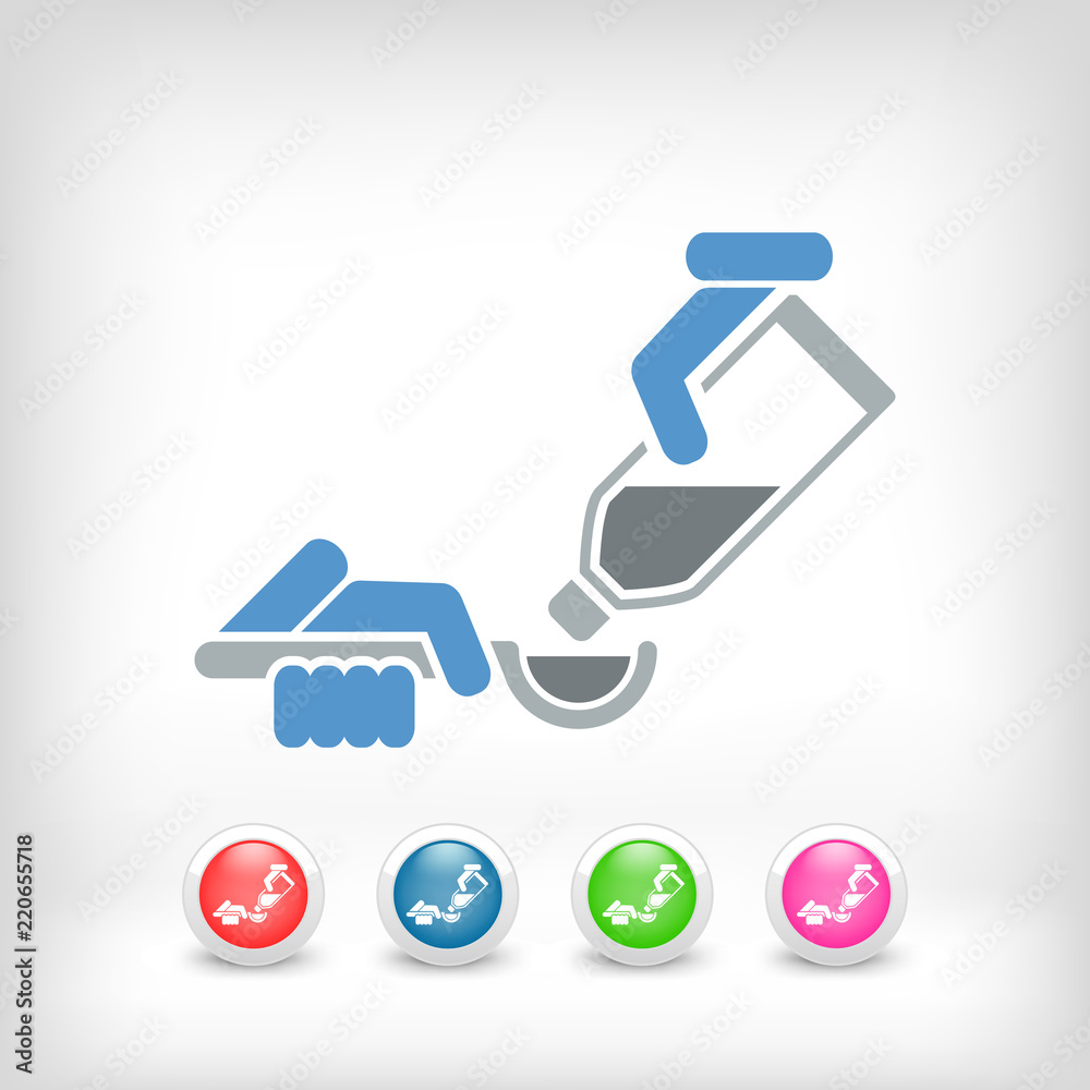 Dose syrup icon Dose syrup icon