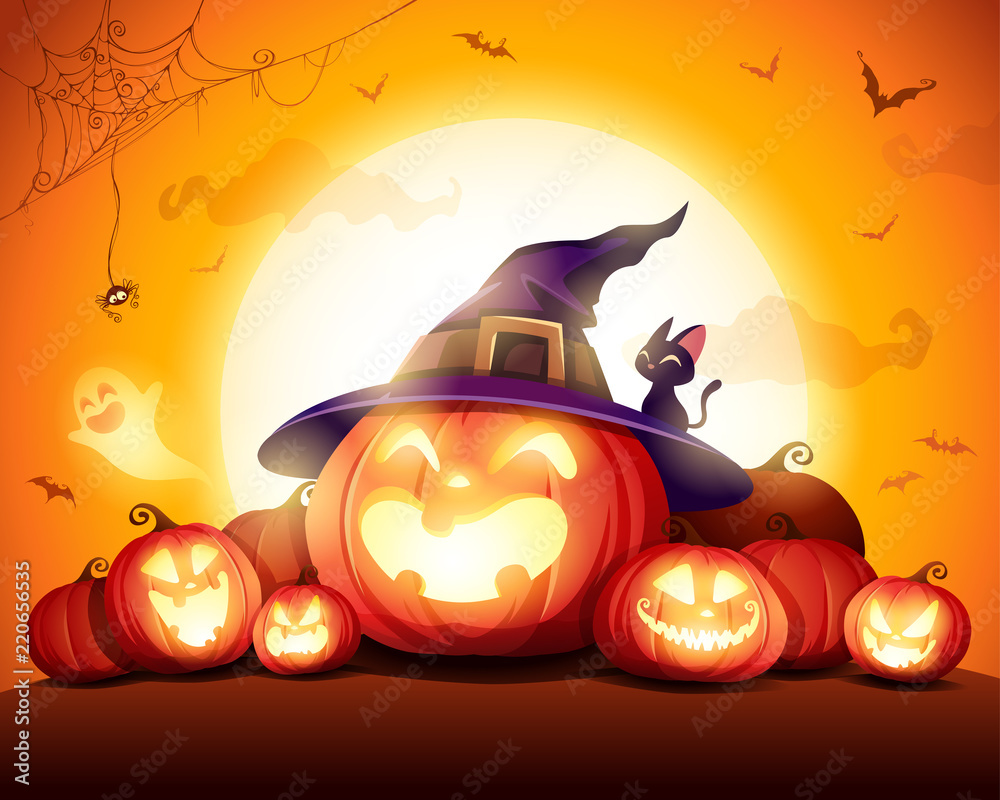 Fotografie Halloween Celebration Fun Party