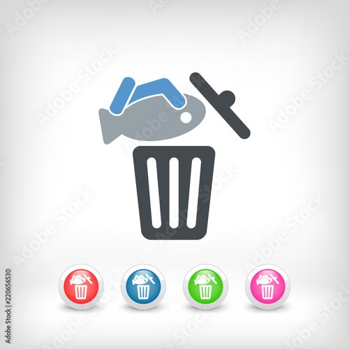 Food trash icon