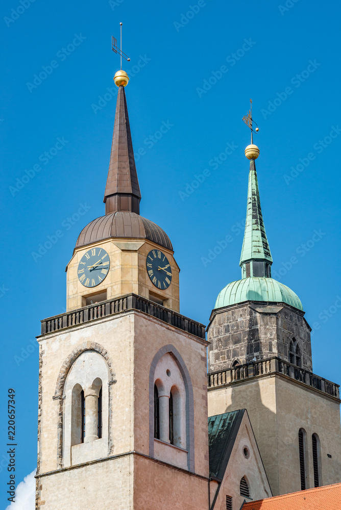 Church of Saint Jochannis, Jochanniskirche at Autumn, Magdeburg