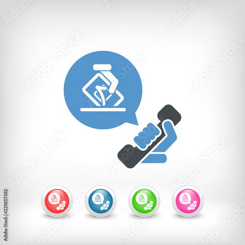 Phone line for elections