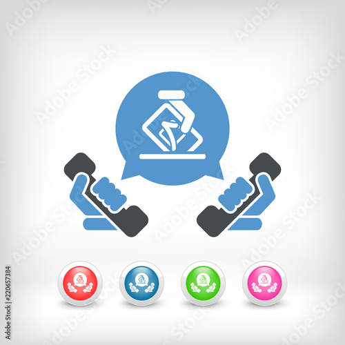 Phone line for elections
