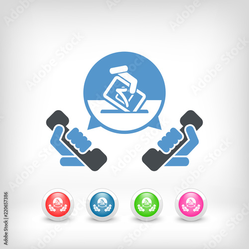 Phone line for elections