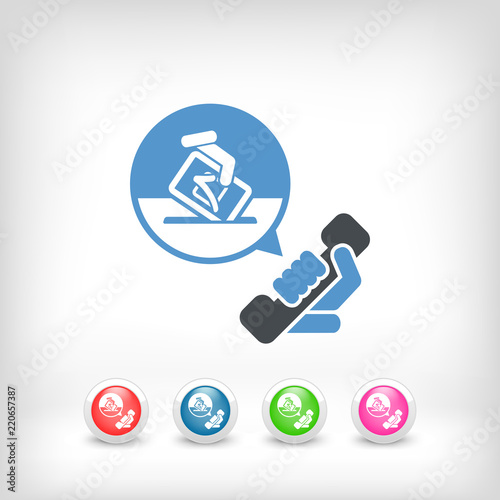 Phone line for elections