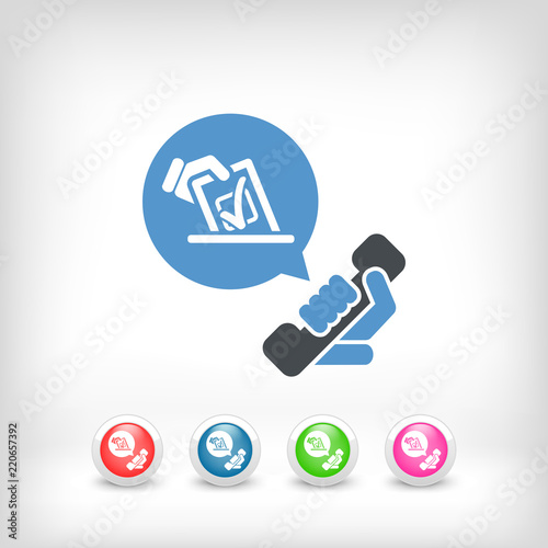 Phone line for elections