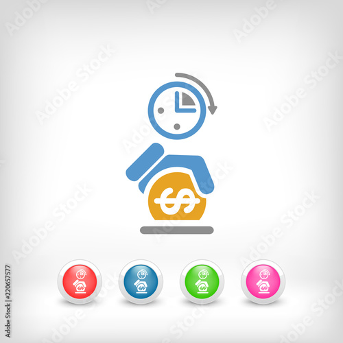 Money time icon
