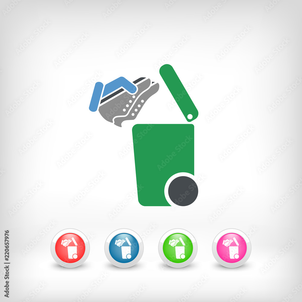 Separate waste collection icon Separate waste collection icon