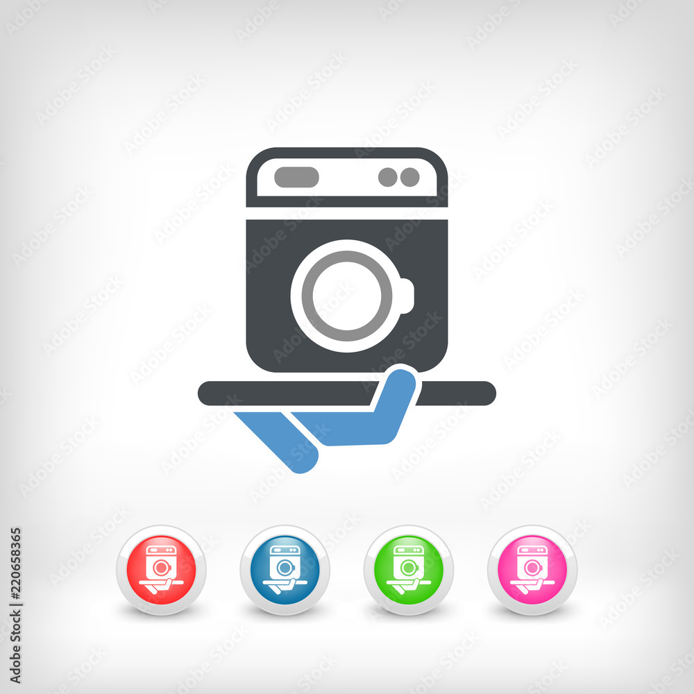 Washing machine icon Washing machine icon