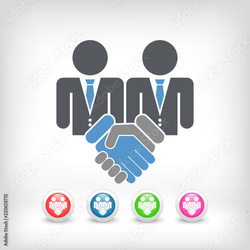 Corporate agreement icon
