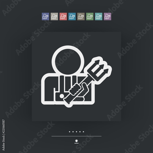 Pitchfork icon