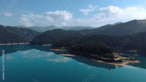 lake drone landscape