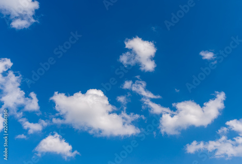 blue sky with cloud