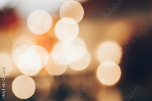 Abstract bokeh background. Christmas Glittering background. Abstract christmas background. Blurred background with bokeh