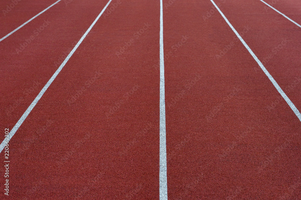 Rubber standard of athletics stadium running track