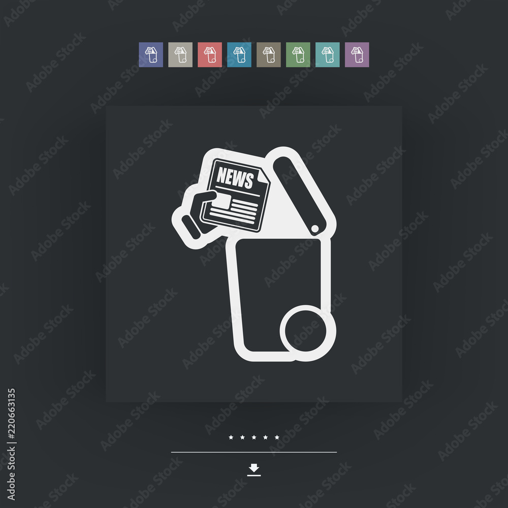 Separate waste collection icon Separate waste collection icon