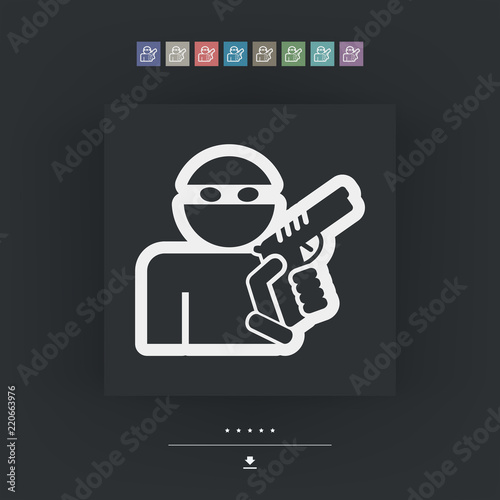 Thief armed