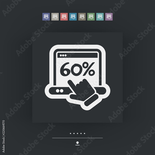 Discount label icon