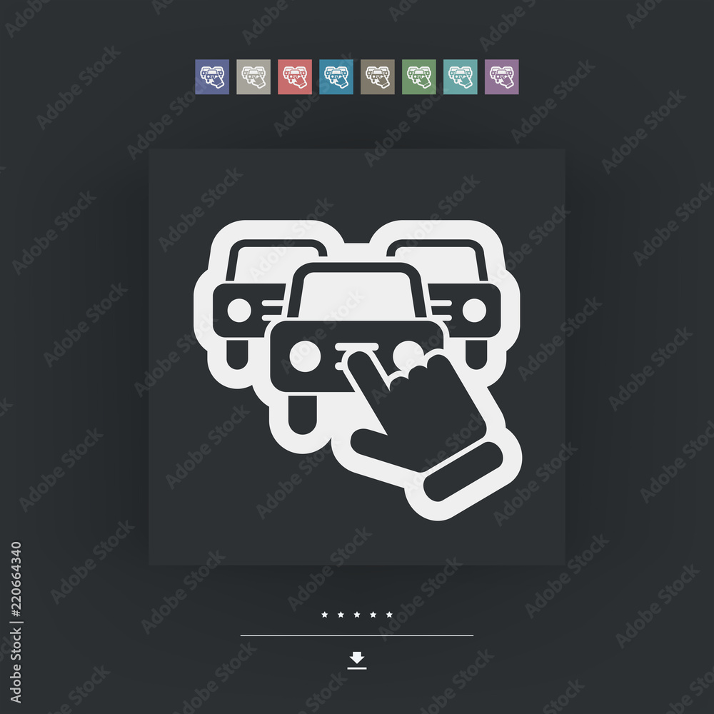 Car selection icon Car selection icon