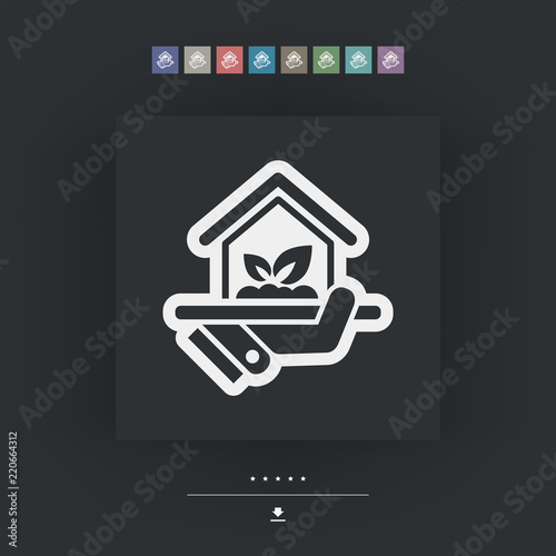 Indoors garden icon