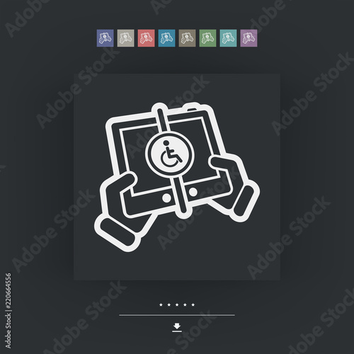 Handicap tablet connection