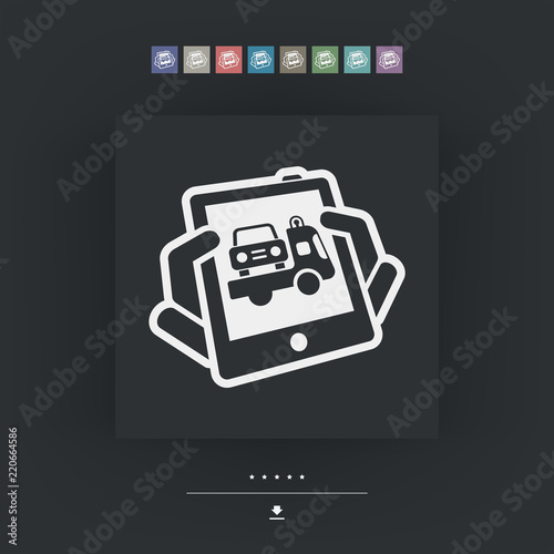 Car assistance icon