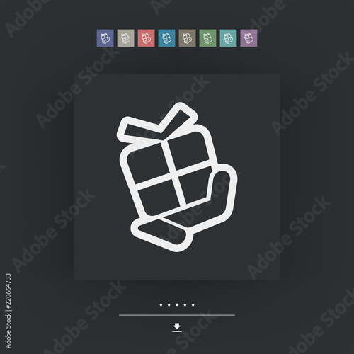 Handing a gift