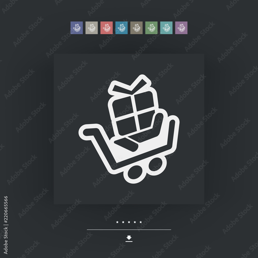 Cart store icon