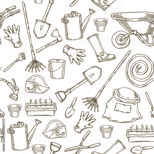 Graden Seamless Pattern for Coloring