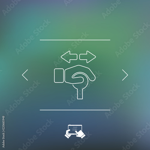 Operating lever icon
