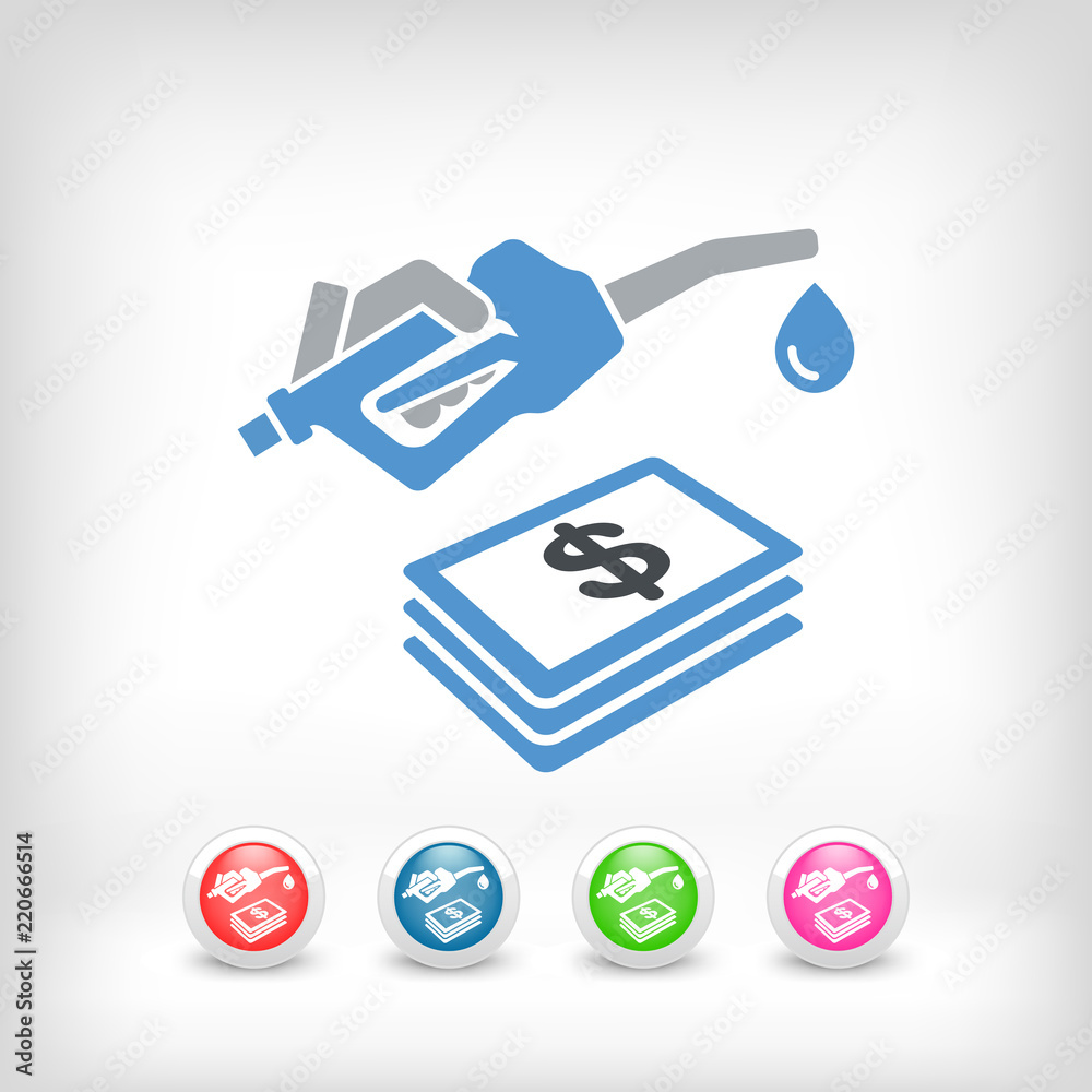 Fuel expense icon Fuel expense icon