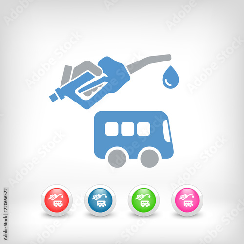 Bus fuel icon