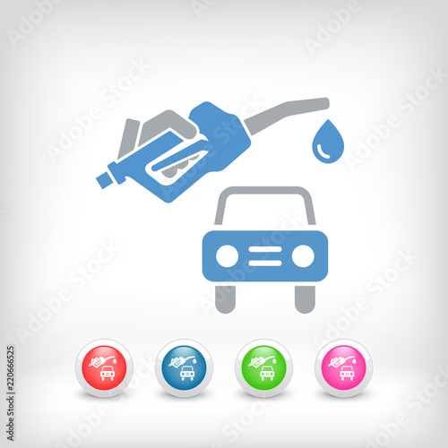 Car fuel icon