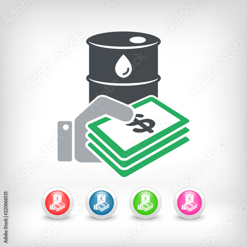 Oil price icon