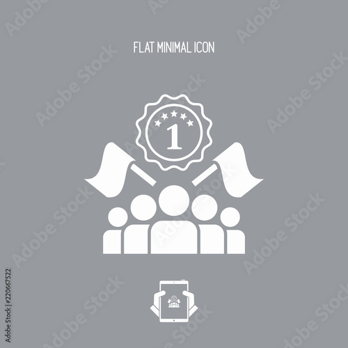 Competition winner - Vector flat minimal icon