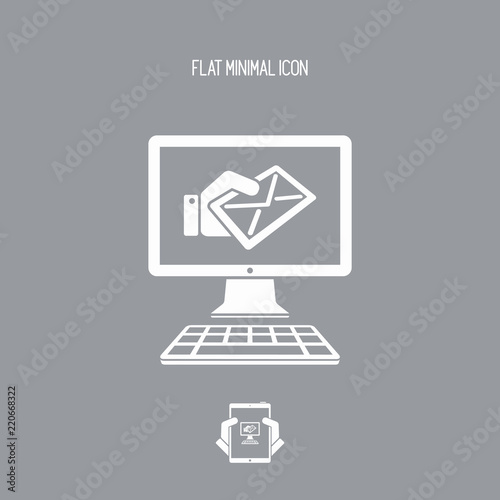 Web mail service icon