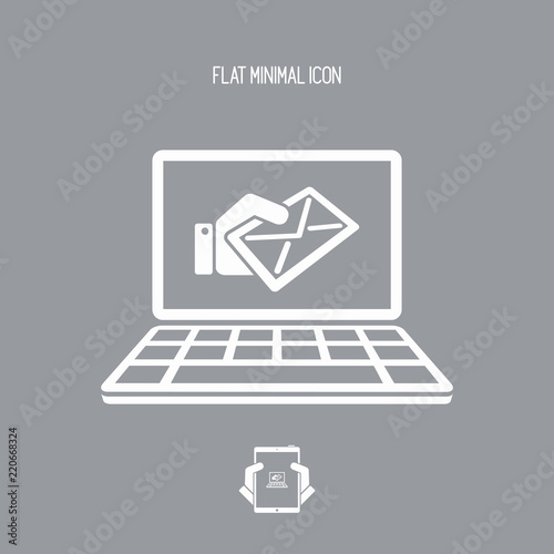 Web mail service icon