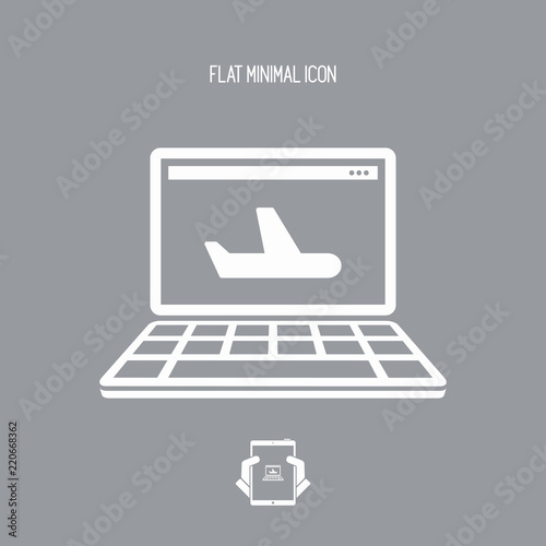 Airline web services icon