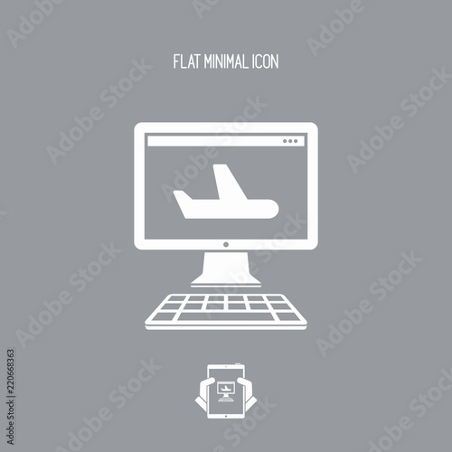 Airline web services icon
