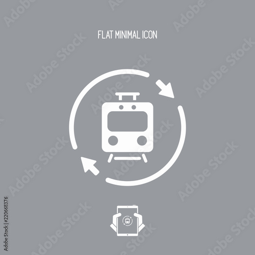 Train services renew icon