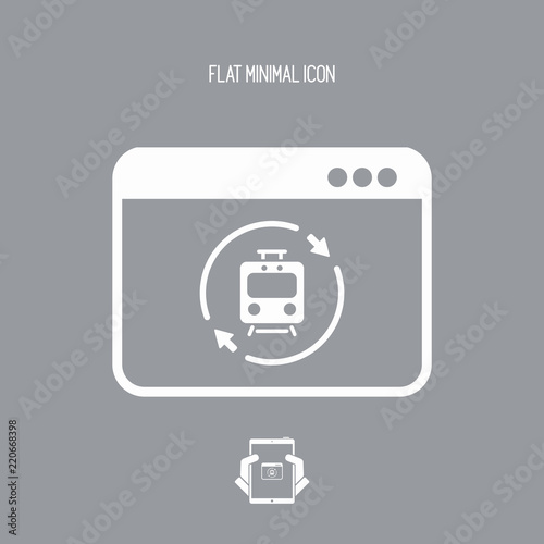 Train renovated services icon