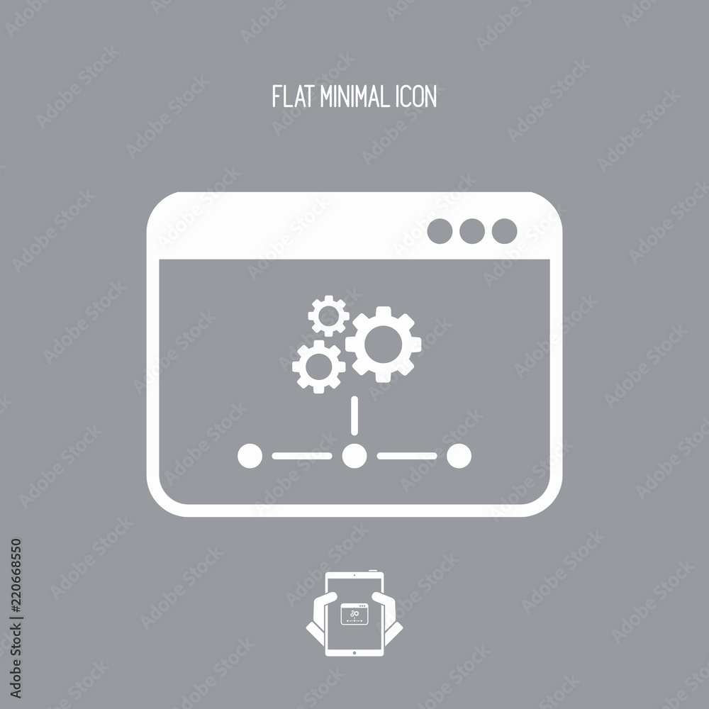 Network settings button icon Network settings button icon